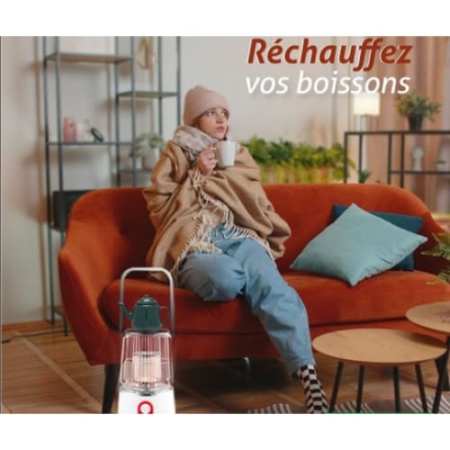 Chauffage électrique BIOLUX 2000W Blanc & rouge (M.CH2002) Chauffage électrique BIOLUX 2000W Blanc & rouge (M.CH2002)